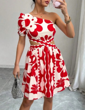 Rochie mini Shein, mix culori