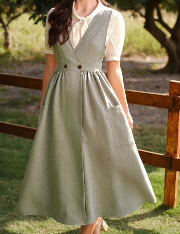 Sarafan Shein, verde
