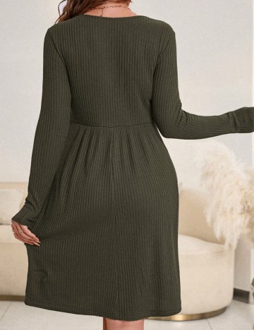 Rochie mini Shein, kaki
