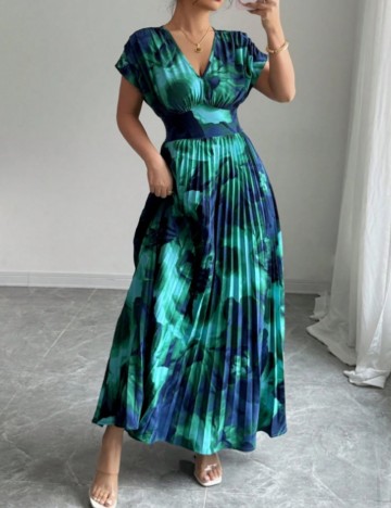 Rochie maxi Shein, mix culori