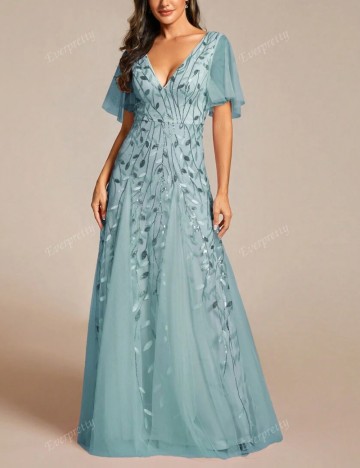 Rochie de ocazie Shein, turcoaz