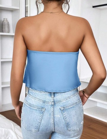 Top Shein, albastru
