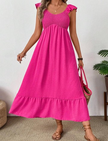 Rochie midi Shein, roz