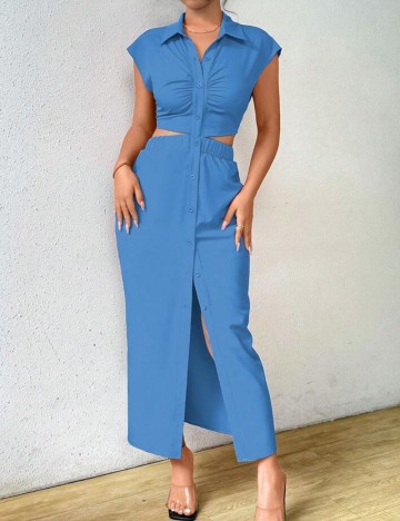 Rochie maxi Shein, albastru