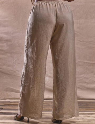 Pantaloni Shein Curve+, bej