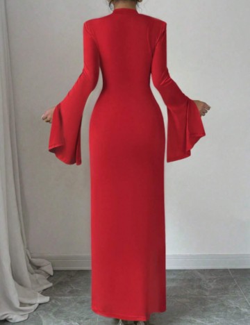 Rochie maxi Shein, roșu