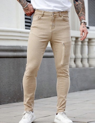 Jeans Shein, bej