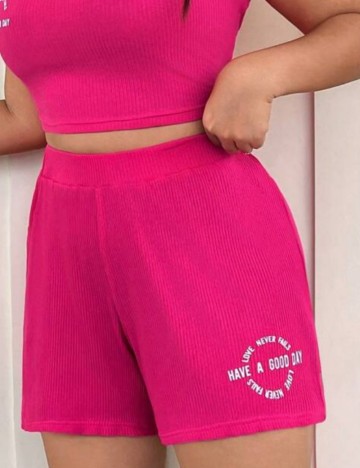 Pantaloni scurți Shein, roz