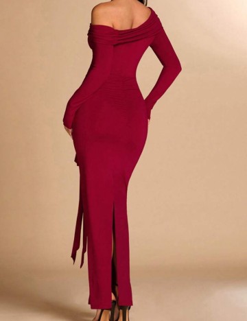 Rochie maxi Shein, vișiniu