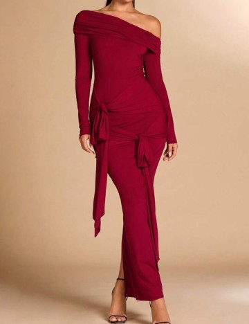 Rochie maxi Shein, vișiniu