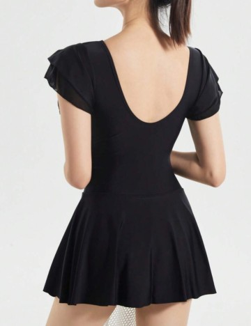 Costum de baie tip rochie Shein, negru