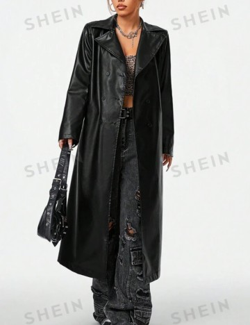 Trench Shein, negru