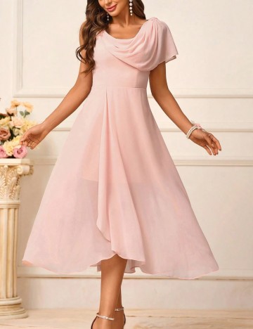 Rochie maxi Shein, roz