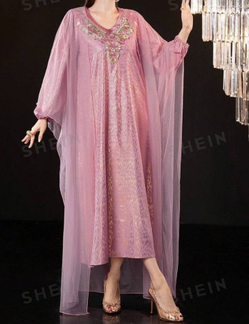 Rochie maxi Shein, roz