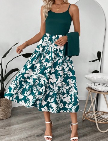 Set Rochie și Cardigan Shein, mix culori