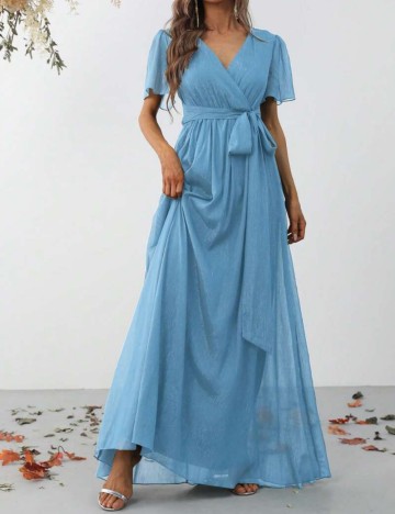 Rochie maxi FAERIESTY by Shein, albastru