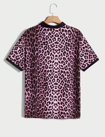 Tricou polo Shein, mov