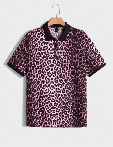 Tricou polo Shein, mov