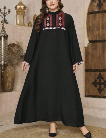 Rochie maxi Shein Curve+, negru