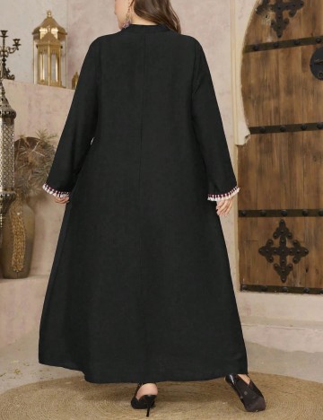 Rochie maxi Shein Curve+, negru