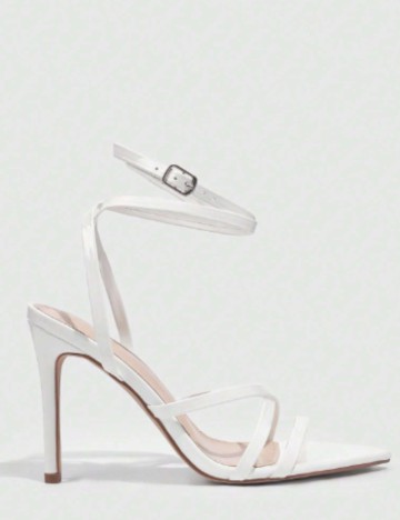 Pantofi cu toc Shein, alb