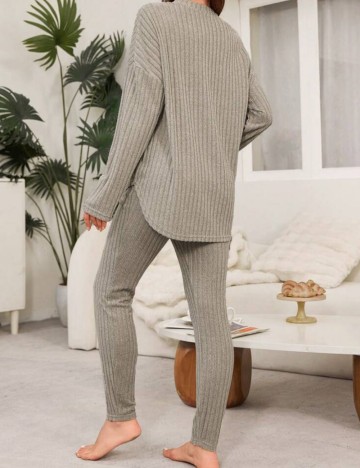 Compleu pijamale Shein, gri