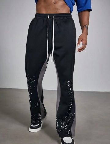 Pantaloni de trening Shein, negru