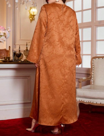 Rochie maxi Shein, cărămiziu