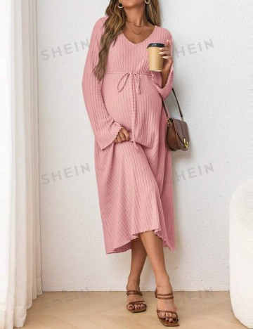 Rochie midi Shein, roz