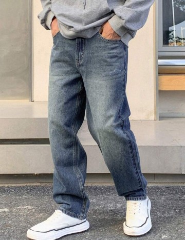 Jeans DAZY by Shein, albastru