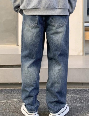 Jeans DAZY by Shein, albastru