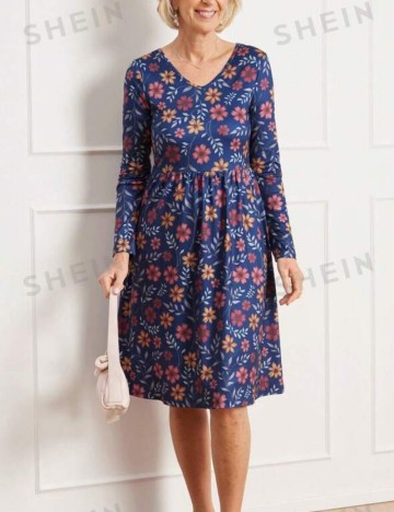 Rochie midi Shein, albastru