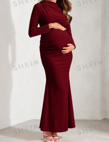 Rochie maxi Shein, vișiniu