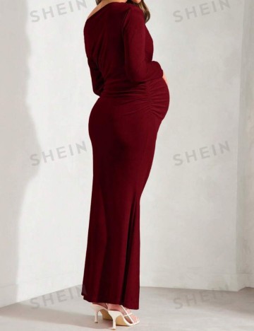 Rochie maxi Shein, vișiniu