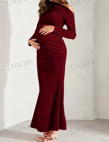 Rochie maxi Shein, vișiniu