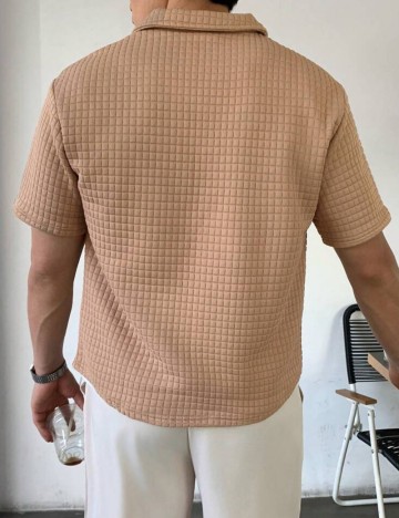 Cămașă casual Shein, maro