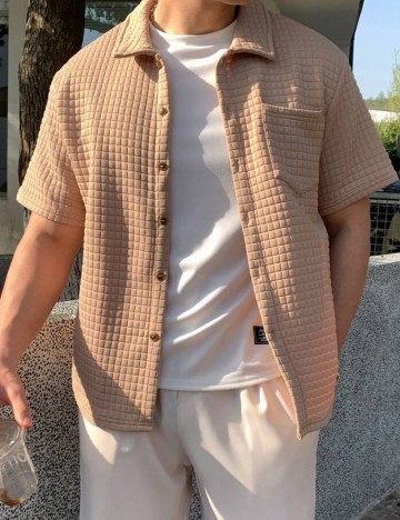 Cămașă casual Shein, maro