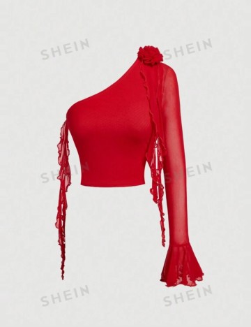 Top Shein, roșu
