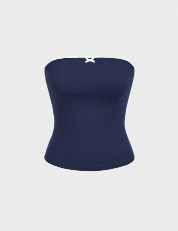 Top Shein, albastru