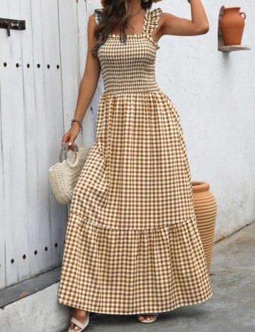 Rochie maxi Shein, mix culori