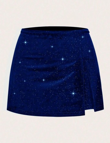Fustă Pantalon Shein, albastru