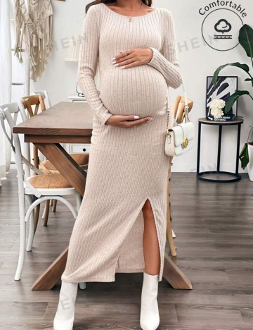Rochie midi Shein, bej