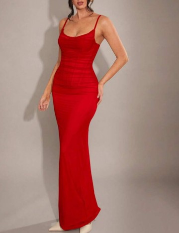 Rochie maxi Shein, roșu
