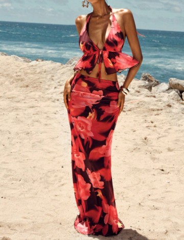 Top Shein, mix culori