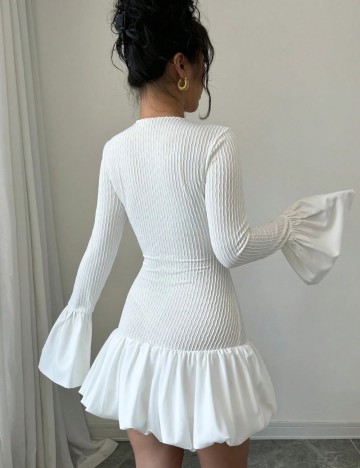 Rochie mini Shein, alb