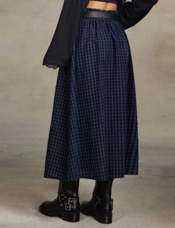 Fustă midi Romwe by Shein, mix culori