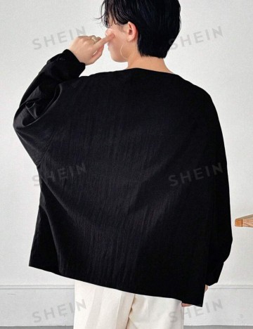 Jachetă FRIFUL by SHEIN, negru