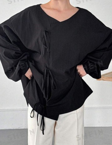 Jachetă FRIFUL by SHEIN, negru