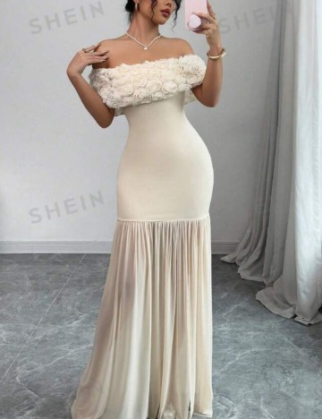 Rochie maxi Shein, bej