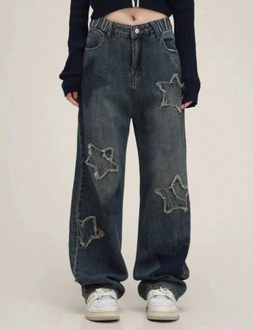 Jeans Shein, albastru